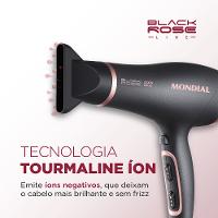 Secador de Cabelos Mondial Preto/Golden Rose 2000W Bivolt - SC-37-BI - 2