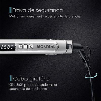 Prancha Progressiva Mondial Ultra Liss Pro 250C P-02-PRO