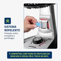 Ventilador de Mesa Mondial Turbo 8 Pás 40 cm Repelente Pastilha VTX-40-8P-RP - 3