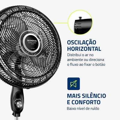 Ventilador de Coluna Mondial Turbo 8 Pás 40 cm VTX-40C-8P