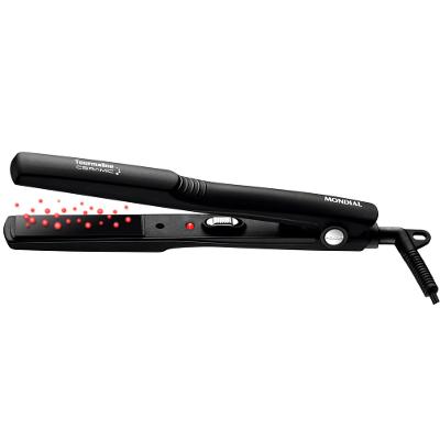 Prancha Alisadora Tourmaline Ceramic Mondial Preto  P-15