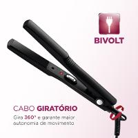 Prancha Alisadora Tourmaline Ceramic Mondial Preto 30W P-15