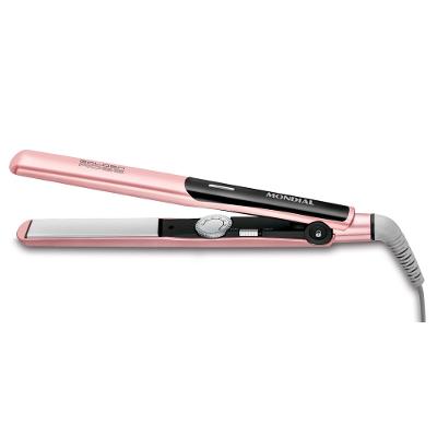 Prancha Alisadora Mondial Golden Rose e Preto  P-20