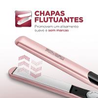 Prancha Alisadora Mondial Golden Rose e Preto 45W P-20