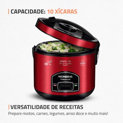 Panela Elétrica Mondial Pratic 10I PE-46-10X