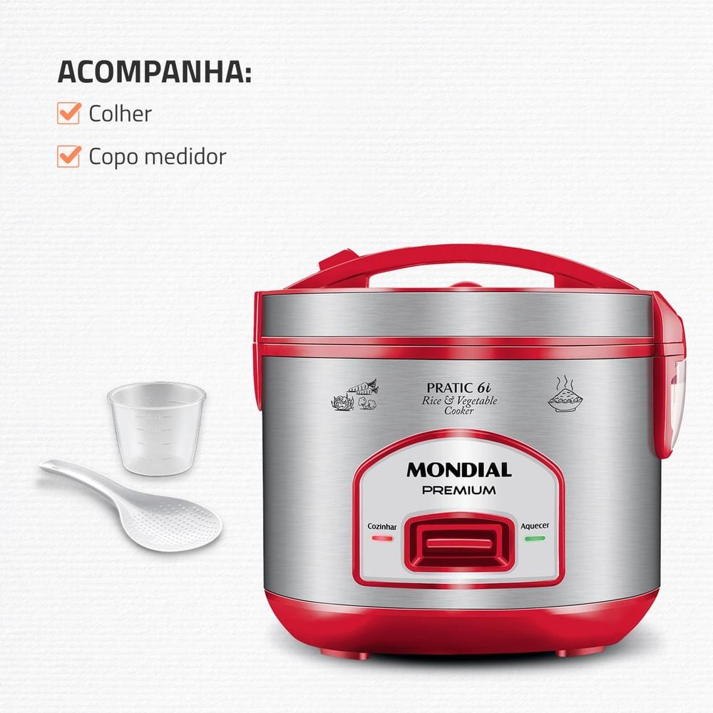 Panela Elétrica Mondial Pratic 6I PE-45-6X - 7