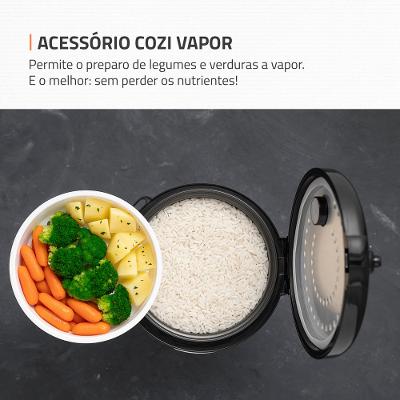 Panela De Arroz Fast Rice 5 Premium Mondial Preto 400W NPE-08-5X
