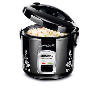 Panela De Arroz Fast Rice 5 Premium Mondial Preto 400W NPE-08-5X