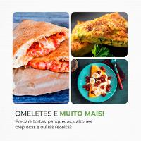 Omeleteira Pratic Omelet II Mondial Preto e Inox 800W OM-04-BI - 3