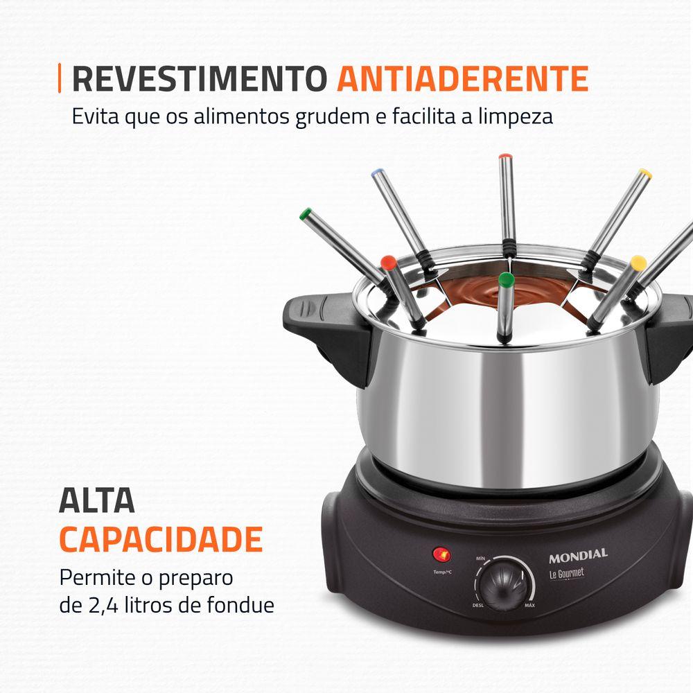 Panela Elétrica de Fondue Elétrico Le Gourmet II FD-02 - 4