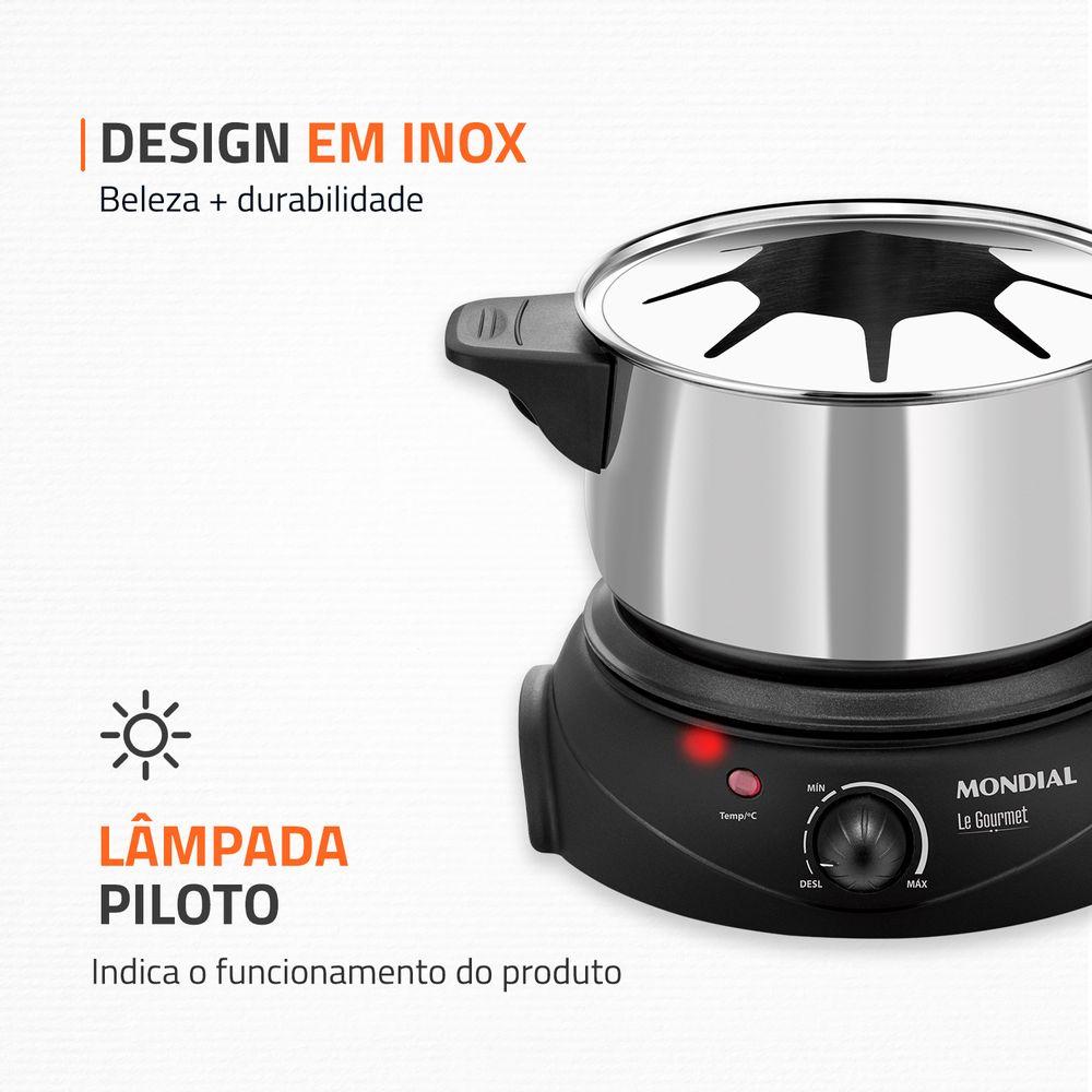 Panela Elétrica de Fondue Elétrico Le Gourmet II FD-02 - 6