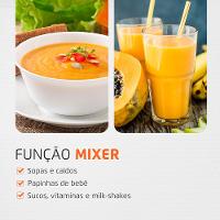 Power Mixer Premium Mondial Preto e Inox 500W M-07 - 3