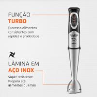Power Mixer Premium Mondial Preto e Inox 500W M-07 - 5