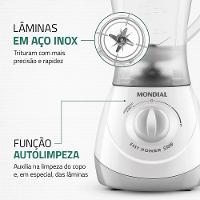 Liquidificador Easy Power Mondial Branco 550W L-550-W - 5