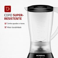 Liquidificador Easy Power Mondial Preto 550W L-550-B - 3
