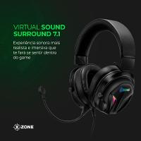 Headset Gamer 7,1 Xzone Preto GHS-04 - 2