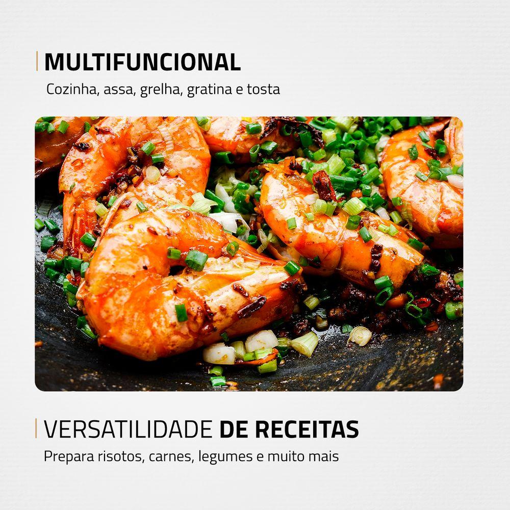 Grill Redondo Smart Grill 30cm Mondial Preto 1200W G-04 - 3