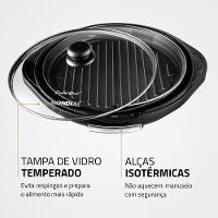 Grill Redondo Smart Grill 30cm Mondial Preto 1200W G-04 - 6