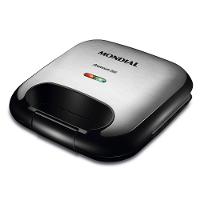 Grill e Sanduicheira Premium Mondial Preto e Inox 750W S-25 - 1