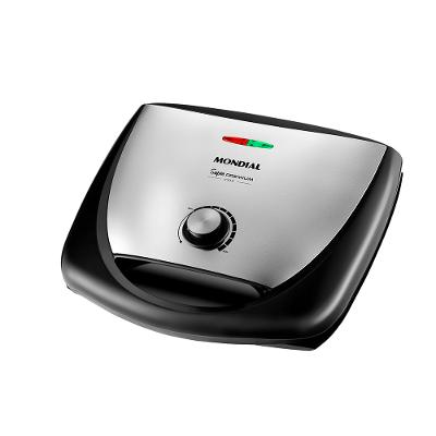 Grill Super Premium Mondial Preto e Inox 1700W G-09