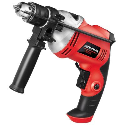 Furadeira de Impacto Mondial Preto e Vermelho 500W FFI-05