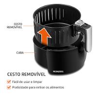 Fritadeira Sem Óleo Air Fryer 3,5L Mondial Preto 1500W AF-31