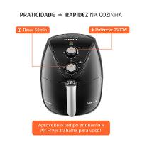 Fritadeira Sem Óleo Air Fryer 3,5L Mondial Preto 1500W AF-31 - 7