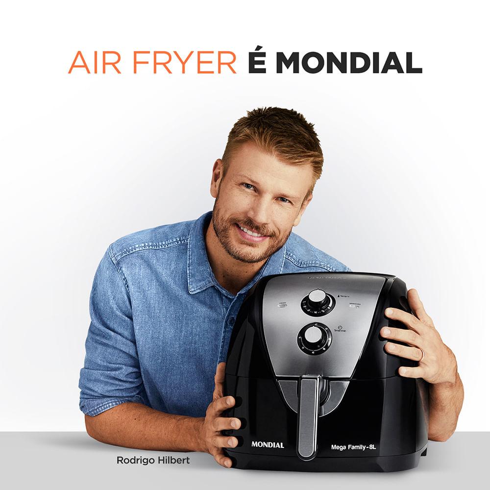 Fritadeira Sem Óleo Air Fryer 8 Litros AFN-80-BI Mondial - 2