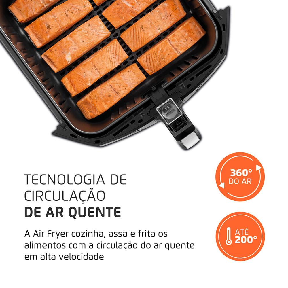 Fritadeira Sem Óleo Air Fryer 8 Litros AFN-80-BI Mondial - 6