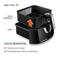 Fritadeira Sem Óleo Air Fryer 8 Litros AFN-80-BI Mondial - 5