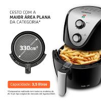 Fritadeira Sem Óleo Air Fryer 3,5L Mondial Preto e Inox 1500W AF-30 I - 2