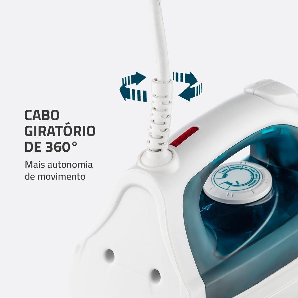 Ferro a Vapor Mondial Azul e Branco 1200W F-32 - 6