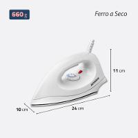 Ferro de Passar a Seco Mondial Branco 1200W FSN-55-W - 5
