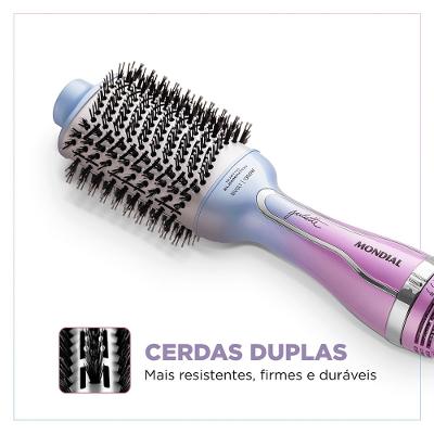 Escova Secadora By Juliette Mondial Azul e Rosa ES-JU-03