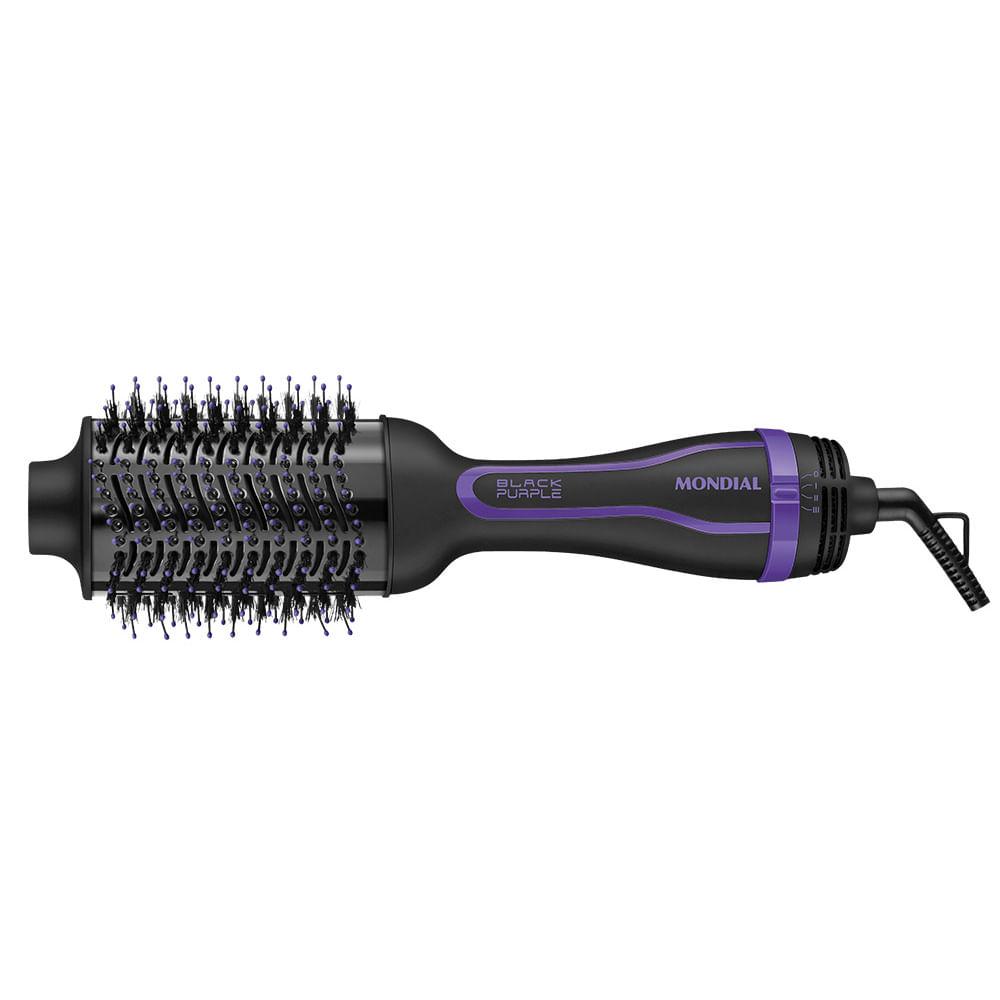 Escova Secadora Mondial Preto e Roxo 1200W ES-08 - 1