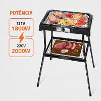 Churrasqueira Elétrica Mondial Preto 2000W CH-06 - 2