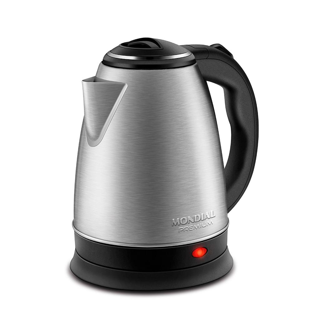 Chaleira Elétrica Mondial Premium Inox 1200W CE-06 - 1