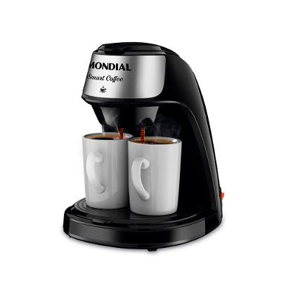 Cafeteira Elétrica Smart Coffe Mondial Preto e Inox 500W C-42-2X-BI