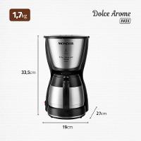 Cafeteira Elétrica Dolce Arome Thermo Mondial Preto 800W C-33 JT 24X - 7