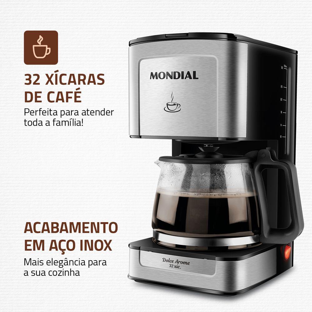 Cafeteira Elétrica Mondial C-44-32X-SI - 2