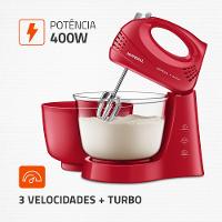 Batedeira Pratic Due Mondial Vermelho 400W B-45-R - 2