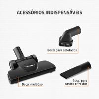 Aspirador de Pó Vertical Turbo Premium Mondial Preto e Laranja 1200W AP-31 - 6