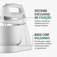 Batedeira Cake Premium Mondial Branco 500W B-50-W - 5