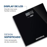 Balança Digital Smart Mondial Preto 3V Bateria BL-05 - 2