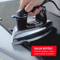 Ferro a Seco Mondial Preto e Cromado 1400W FS-01-BI