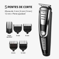 Aparador de Pelos Super Groom 10 Mondial Preto/Prata 6W Bivolt - BG-06 - 3