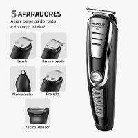 Aparador de Pelos Super Groom 10 Mondial Preto/Prata 6W Bivolt - BG-06