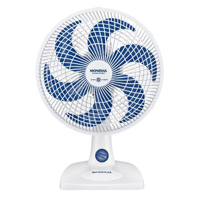 Ventilador de Mesa 30cm Super Power Mondial Branco e Azul Escuro 60W VSP-30-W