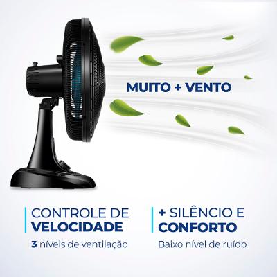 Ventilador de Mesa Mondial - 06 Pás - VSP-40-AP