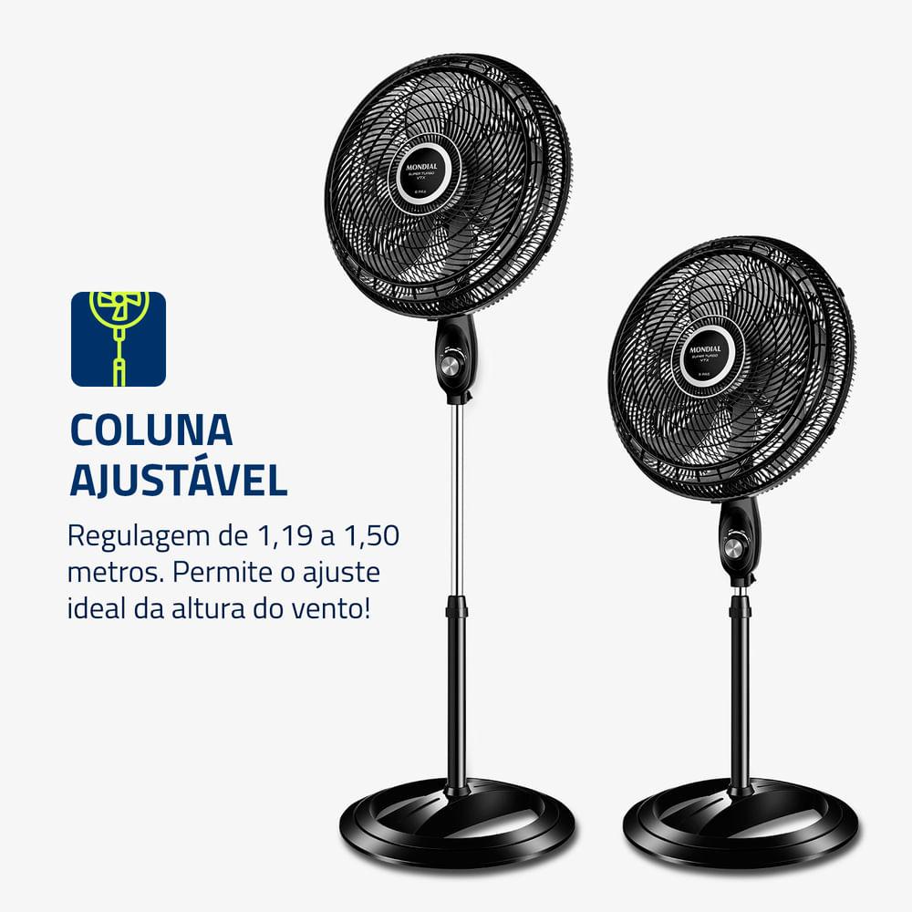 Ventilador Coluna Mondial - Turbo 8 Pás - VTX-50C-8P - 5